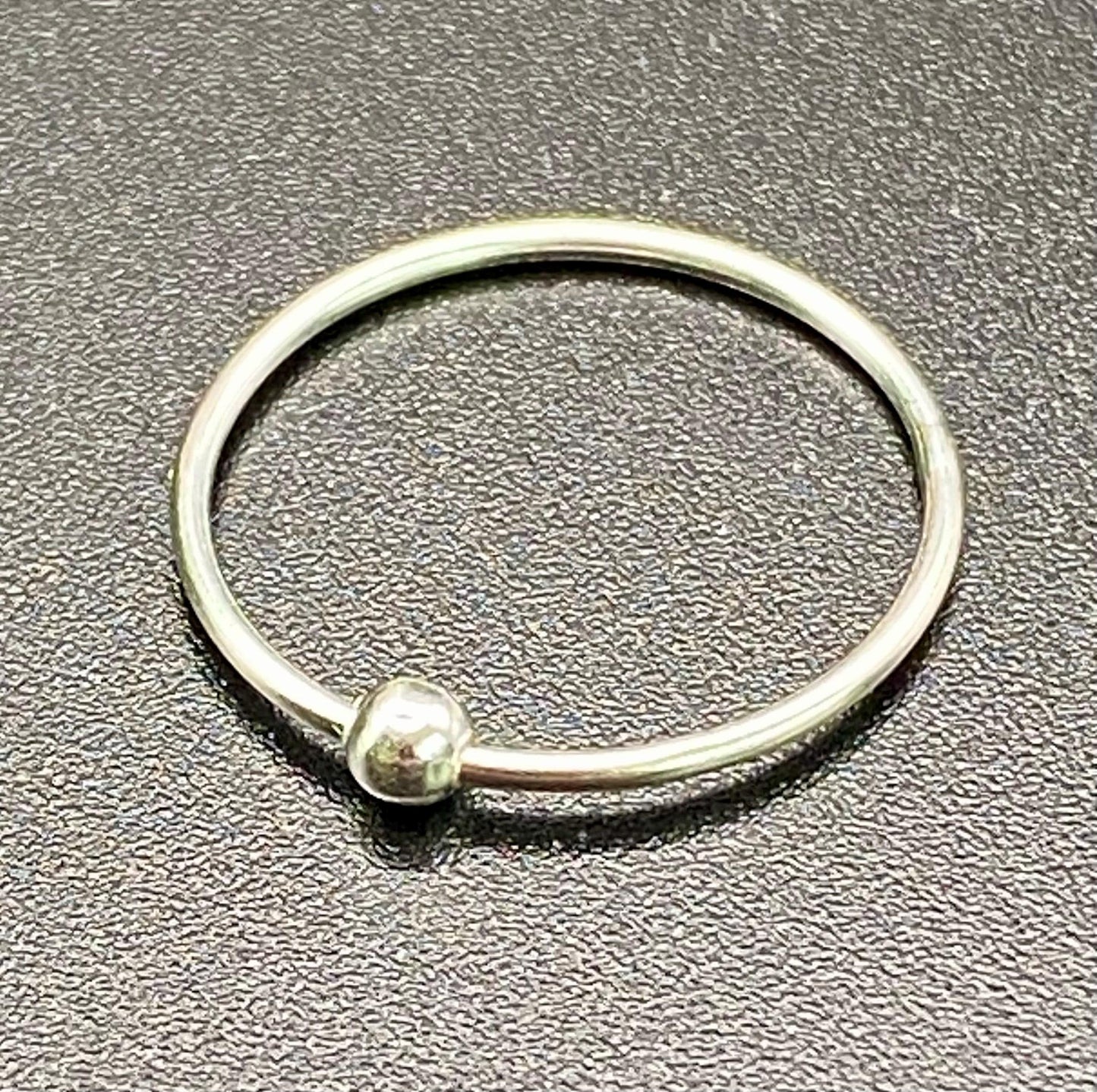 Sterling Silver Fidget Spinner Ring: Delicate Women's Stackable Jewellery