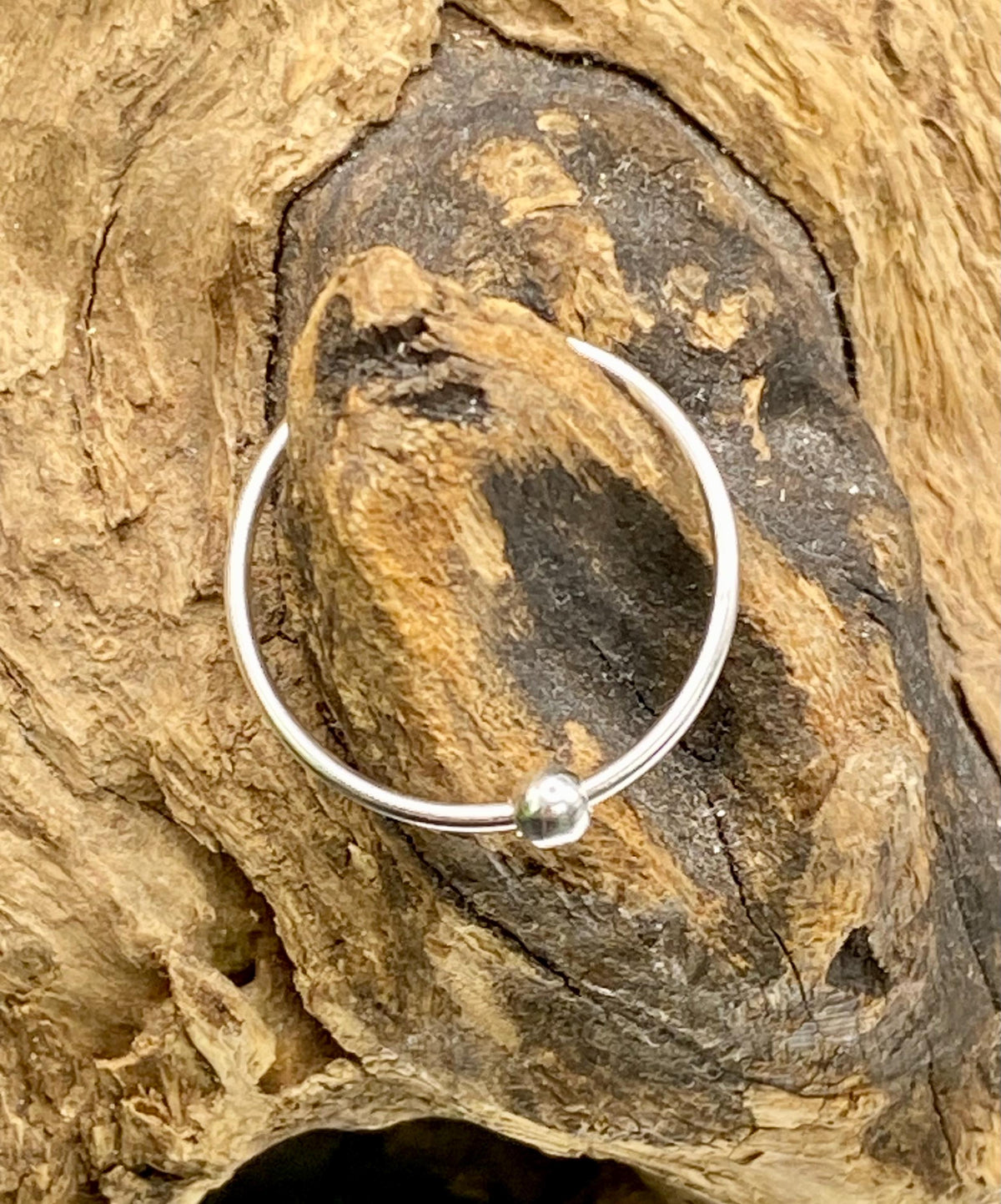 Sterling Silver Fidget Spinner Ring: Delicate Women's Stackable Jewellery